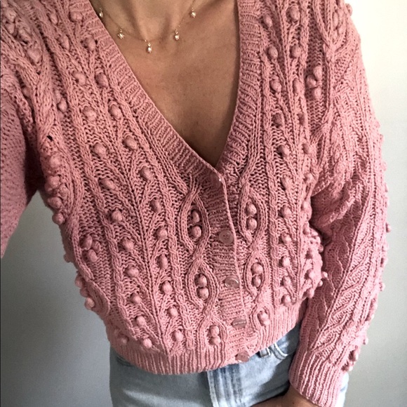 Vintage Sweaters - Vintage fisherman’s bobble cardigan